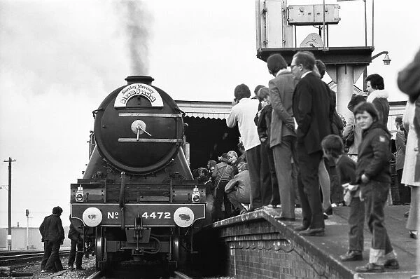 The Flying Scotsman arriving at Didcot, Oxfordshire, 15th June 1974 Gentle giant
