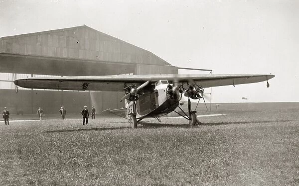 The Fokker aeroplane in which Captain Loewenstein disappeared crossing the channel