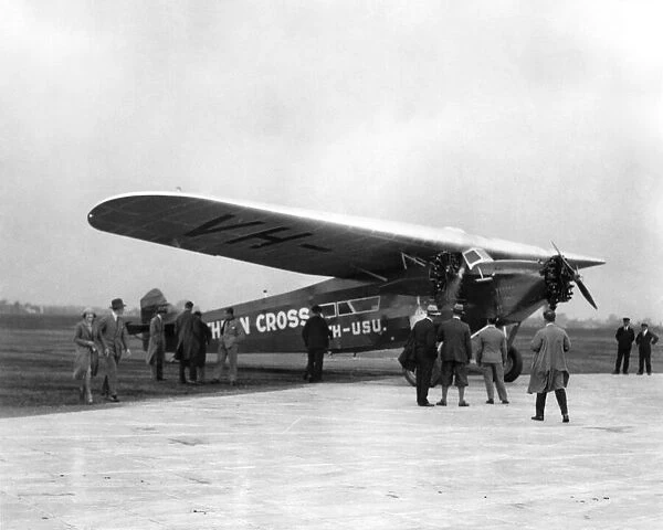 Fokker Trimotor, Southern Cross Atlantic Flight Plane. June 1930 P003986