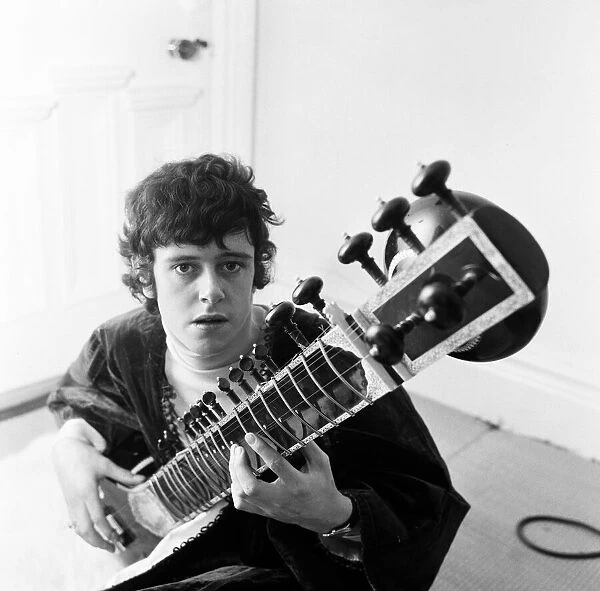 Folk musician Donovan. 13th February 1966