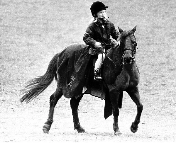 Following in her mothers footsteps Zara Phillips got on her high horse