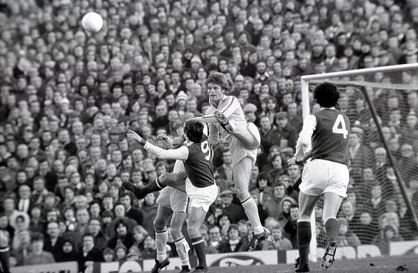 Football, Arsenal (1) vs Leeds United (1), Division One, January 1977