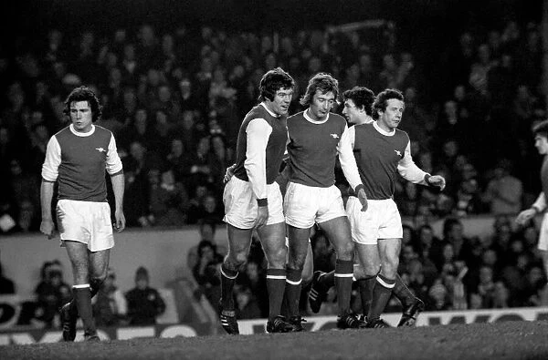 Football: Arsenal (1) vs. Leeds United (1). Division I. January 1977 77-00029-038