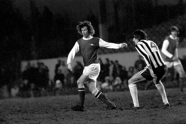 Football: Arsenal (4) vs. Newcastle United (0). March 1975 75-01516-023