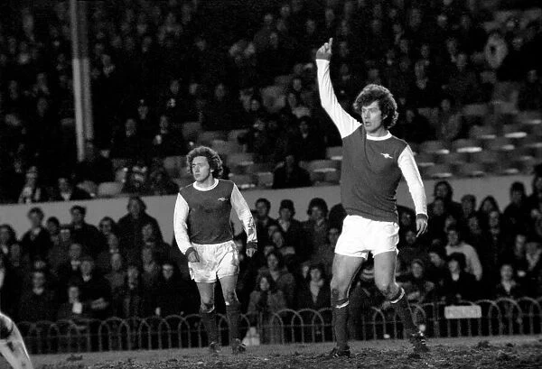 Football: Arsenal (4) vs. Newcastle United (0). March 1975 75-01516-064