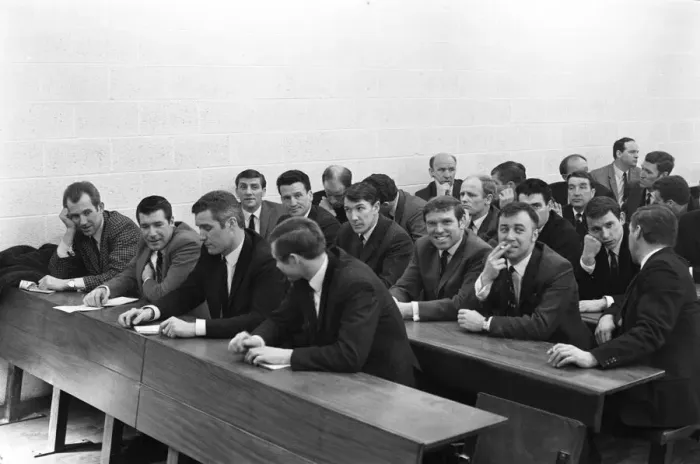 Framed Print : Football Association teach-in at Leeds University with Sheffield United manager John Framed Print : Football Association teach-in at Leeds University with Sheffield United manager John