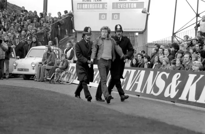 Framed Print : Football. Birmingham F. C. vs. Everton F. C. Scenes during the match Framed Print : Football. Birmingham F. C. vs. Everton F. C. Scenes during the match