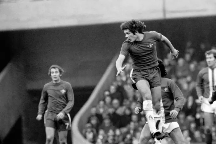 Framed Print : Football: Chelsea F. C. vs. Birmingham F. C. February 1975 75-00764-085 Framed Print : Football: Chelsea F. C. vs. Birmingham F. C. February 1975 75-00764-085