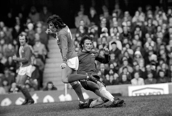 Football: Chelsea F. C. vs. Birmingham F. C. February 1975 75-00764-061