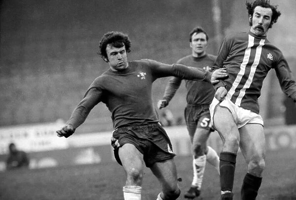 Football: Chelsea F. C. vs. Birmingham F. C. February 1975 75-00764-027