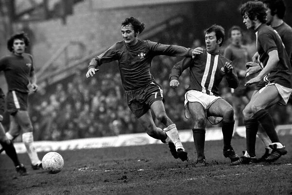 Football: Chelsea F. C. vs. Birmingham F. C. February 1975 75-00764-072