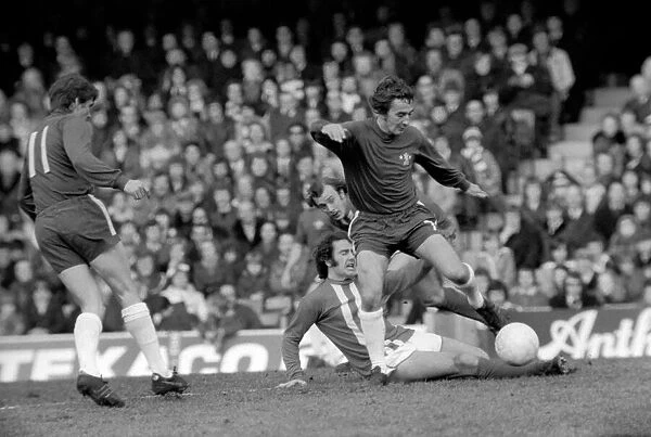 Football: Chelsea F. C. vs. Birmingham F. C. February 1975 75-00764-067