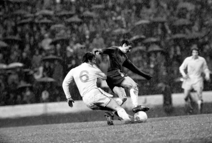 Framed Print : Football: Chelsea F. C. vs. Leeds United F. C. Scenes during the match