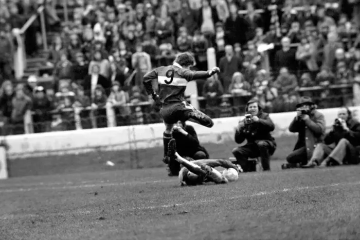 Framed Print : Football: Chelsea F. C. vs. Middlesboro F. C. March 1975 75-01595-005 Framed Print : Football: Chelsea F. C. vs. Middlesboro F. C. March 1975 75-01595-005