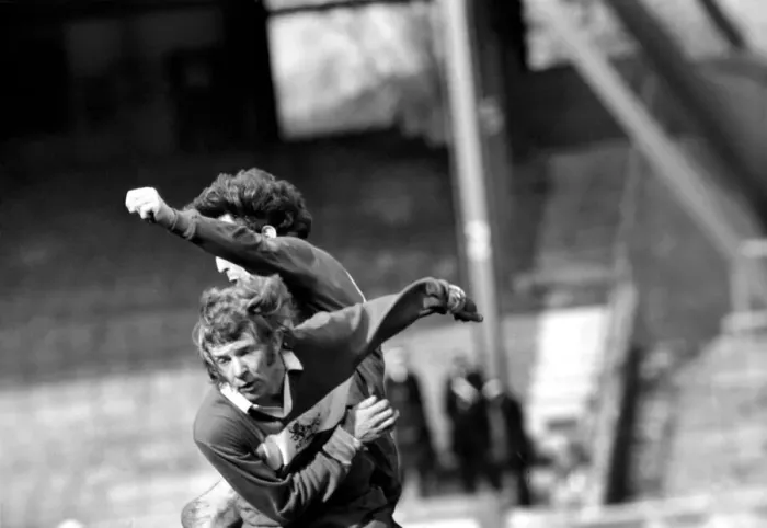 Framed Print : Football: Chelsea F. C. vs. Middlesboro F. C. March 1975 75-01595-047 Framed Print : Football: Chelsea F. C. vs. Middlesboro F. C. March 1975 75-01595-047