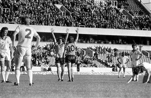 Football Division 1. Aston Villa 3 v. Tottenham Hotspur 0. October 1980 LF04-43-046