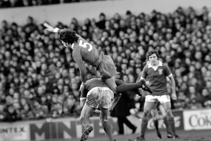 Framed Print : Football: F. A. Cup. Ipswich F. C. v. Liverpool F. C. January 1975 75-00478-036 Framed Print : Football: F. A. Cup. Ipswich F. C. v. Liverpool F. C. January 1975 75-00478-036
