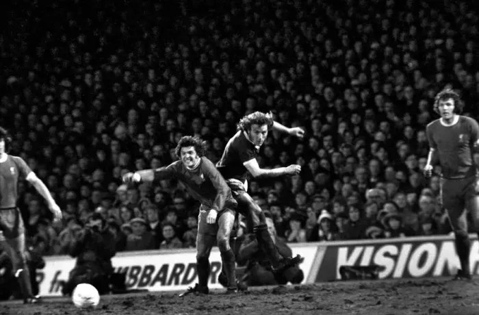 Framed Print : Football: F. A. Cup. Ipswich F. C. v. Liverpool F. C. January 1975 75-00478-015 Framed Print : Football: F. A. Cup. Ipswich F. C. v. Liverpool F. C. January 1975 75-00478-015