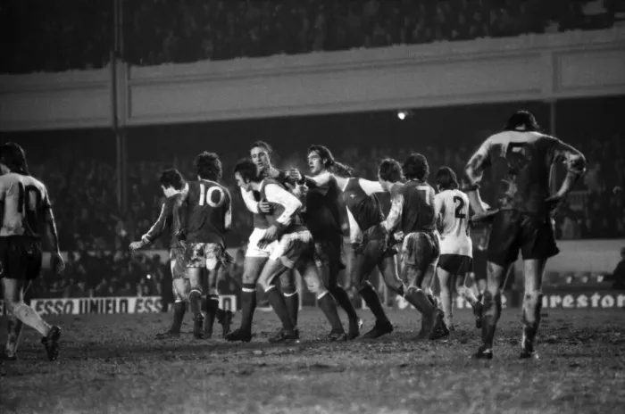 Framed Print : Football. F. A. Cup replay. Arsenal F. C. vs. Coventry City F. C. January 1975 75-00560-020 Framed Print : Football. F. A. Cup replay. Arsenal F. C. vs. Coventry City F. C. January 1975 75-00560-020