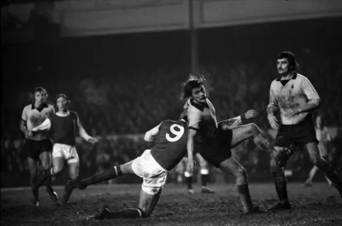 Framed Print : Football. F. A. Cup replay. Arsenal F. C. vs. Coventry City F. C. January 1975 75-00560-025 Framed Print : Football. F. A. Cup replay. Arsenal F. C. vs. Coventry City F. C. January 1975 75-00560-025