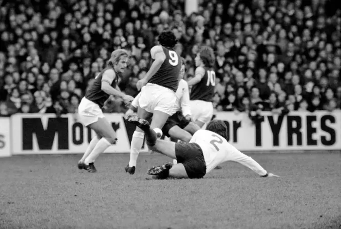 Framed Print : Football: F. A. Cup: West Ham F. C. (0) vs. Liverpool F. C. (2). January 1976 76-00045-025