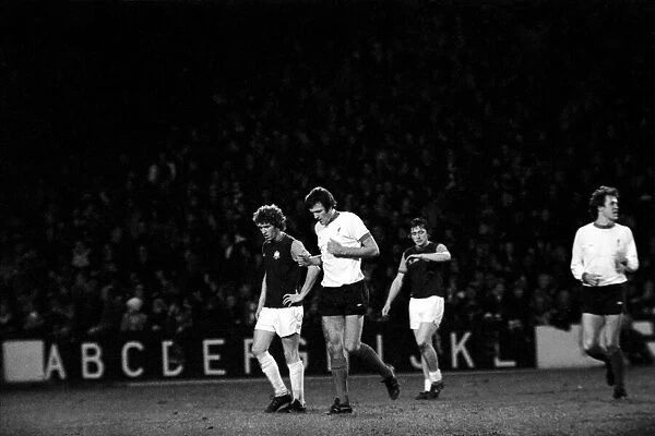 Football: F. A. Cup: West Ham F. C. (0) vs. Liverpool F. C. (2). January 1976 76-00045-078