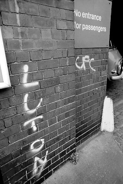 Football Graffiti. February 1975 75-01054-002