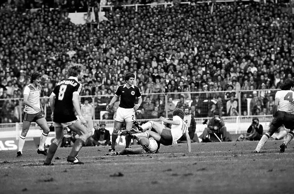 Football Home Internationals 1980  /  81 Season England v Scotland, Wembley