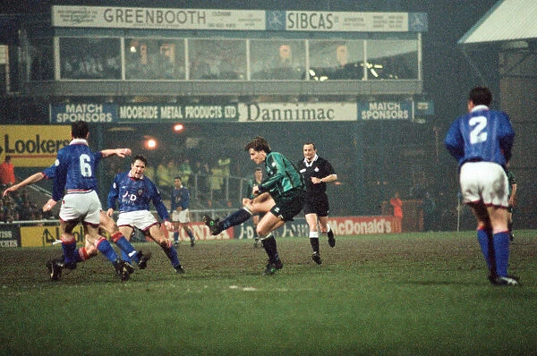Football League Division 1 match, Oldham 1 - 0 Middlesbrough. 5th April 1995