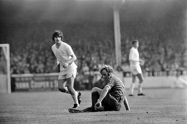 Football: Leeds United (1) v. Liverpool (0). September 1971 71-12020-027