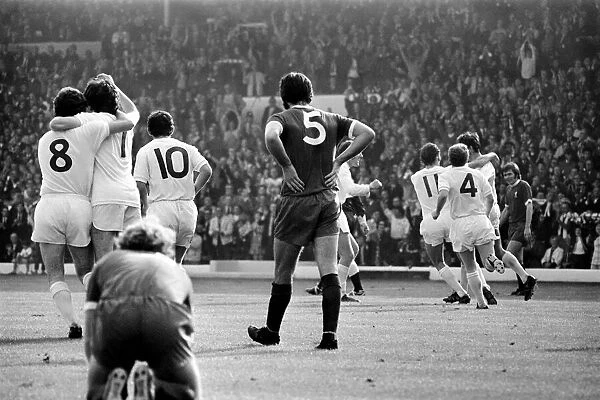 Football: Leeds United (1) v. Liverpool (0). September 1971 71-12020-011