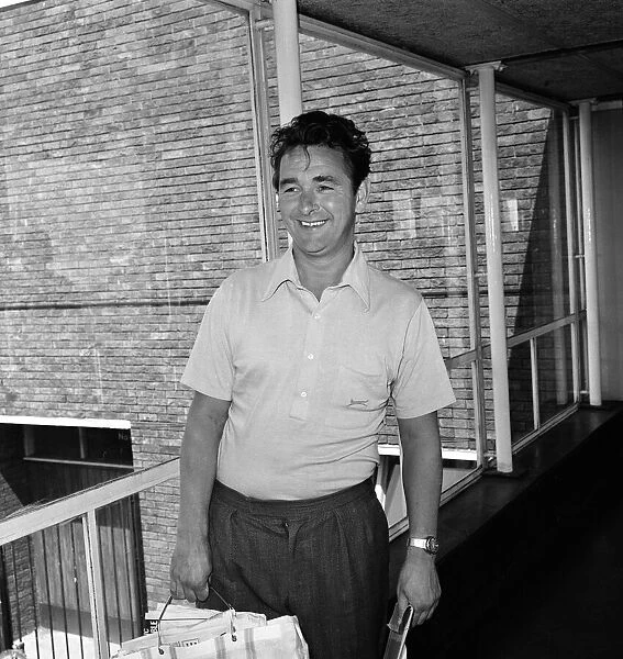 Football manager Brian Clough returns from Palma before starting his new job as manager