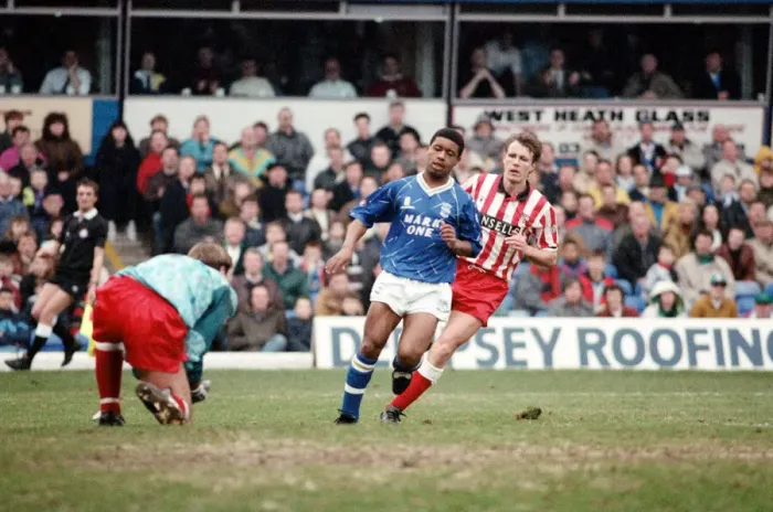 Framed Print : Football match, Birmingham City v Stoke City, final score 1-1, League Division Three