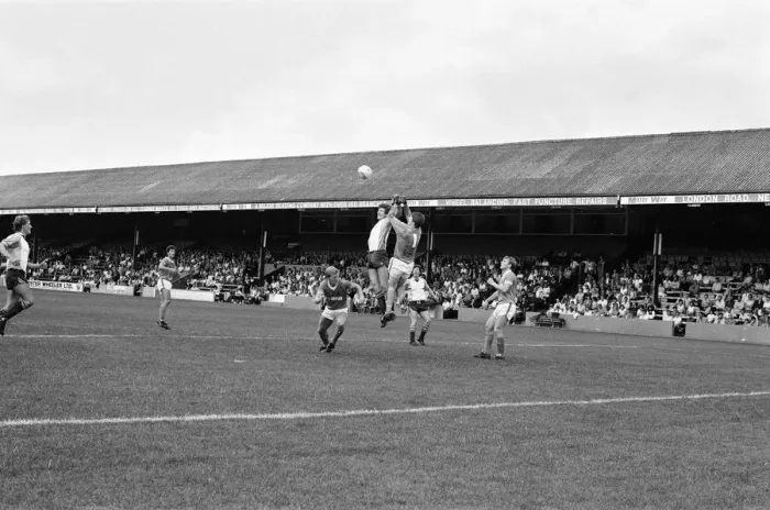 Framed Print : Football match, Reading v Blackpool, final score 1-0 to Reading. League Division Three Framed Print : Football match, Reading v Blackpool, final score 1-0 to Reading. League Division Three