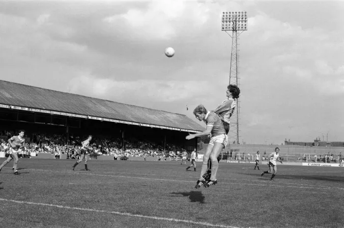 Framed Print : Football match, Reading v Blackpool, final score 1-0 to Reading. League Division Three Framed Print : Football match, Reading v Blackpool, final score 1-0 to Reading. League Division Three