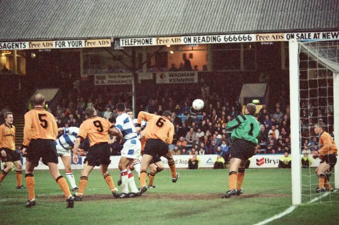 Framed Print : Football match, Reading v Wolverhampton Wanderers, final score 3-0 to Reading Framed Print : Football match, Reading v Wolverhampton Wanderers, final score 3-0 to Reading