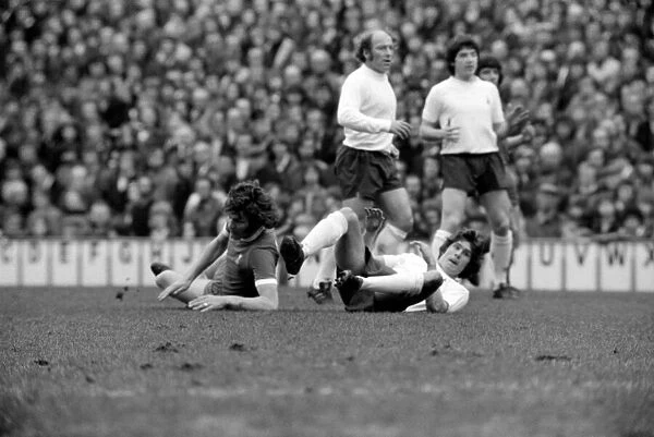 Football: Spurs F. C. vs. Liverpool F. C. March 1975 75-01596-008
