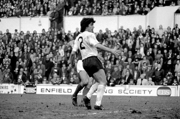 Football: Tottenham Hotspur F. C. vs. Leicester City F. C. February 1975 75-01041-045