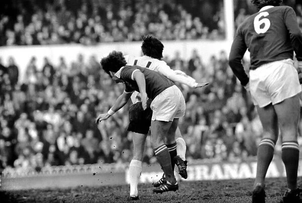 Football: Tottenham Hotspur F. C. vs. Leicester City F. C. February 1975 75-01041-001