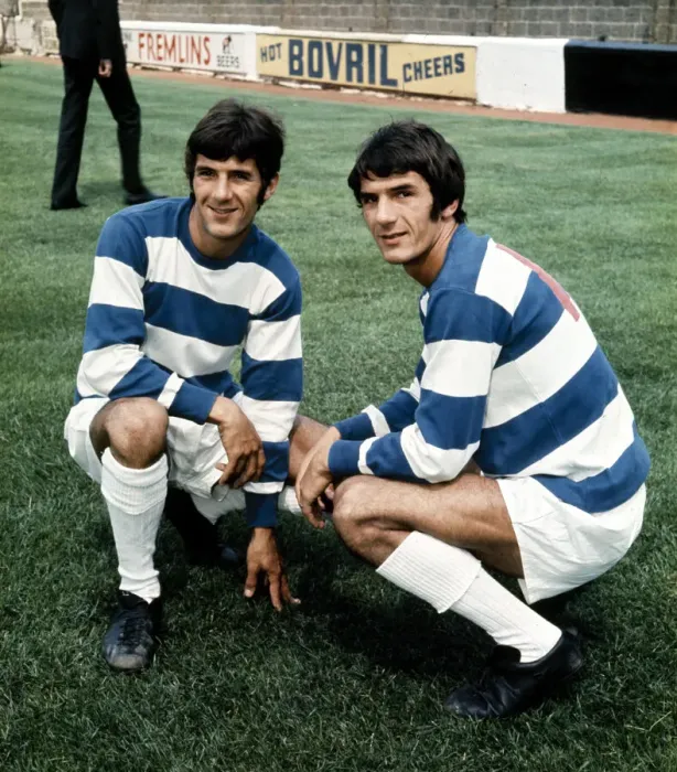 Framed Print : Footballer brothers Roger and Ian Morgan of Queens Park Rangers July 1968 Framed Print : Footballer brothers Roger and Ian Morgan of Queens Park Rangers July 1968