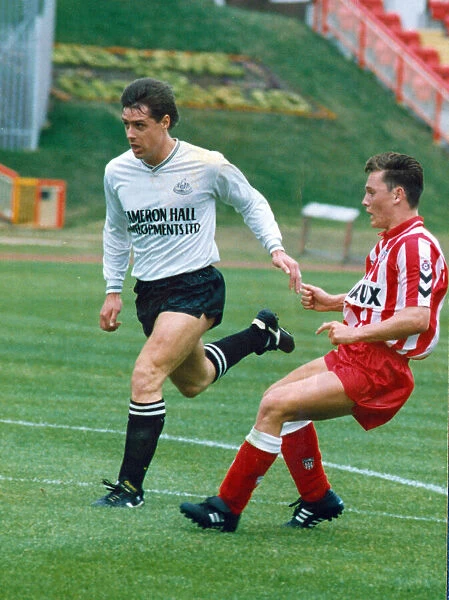Footballer Derek Bell of Gateshead FC. 29th August 1992