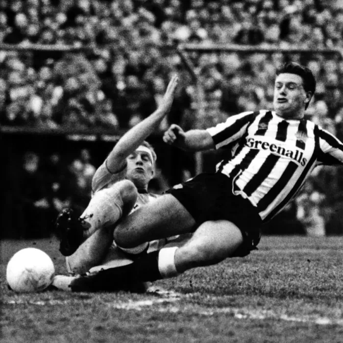 Framed Print : Footballer Paul Gascoigne - Gazza Newcastle United v Oxford United 30 April 1988