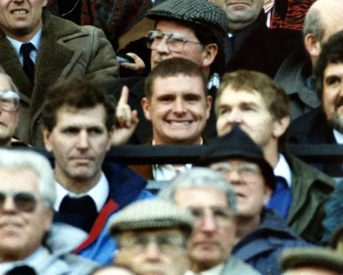 Framed Print : Footballer Paul Gascoigne - Gazza Paul Gascoigne mingles amongst the Newcastle Framed Print : Footballer Paul Gascoigne - Gazza Paul Gascoigne mingles amongst the Newcastle