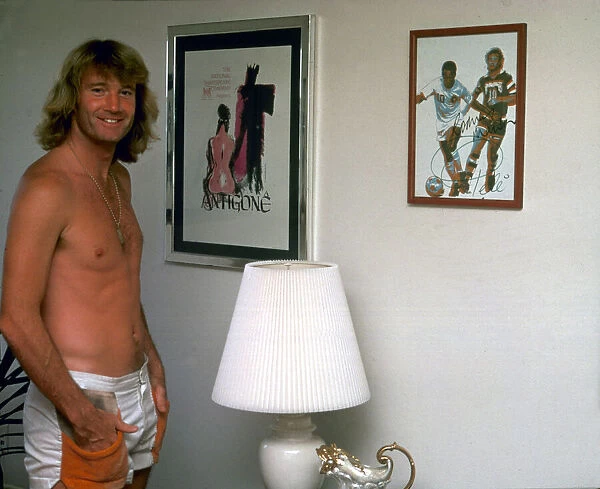 Footballer Rodney Marsh pictured at his apartment in Tampa Bay, Florida July 1978