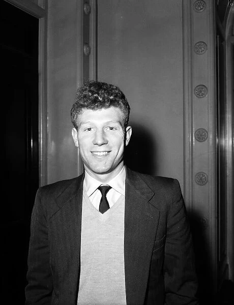 Footballer and singer Colin Grainger. 27th April 1956