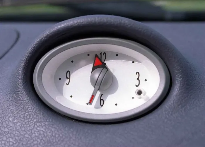 Framed Print : Ford KA car interior clock on dashboard August 1997 Framed Print : Ford KA car interior clock on dashboard August 1997