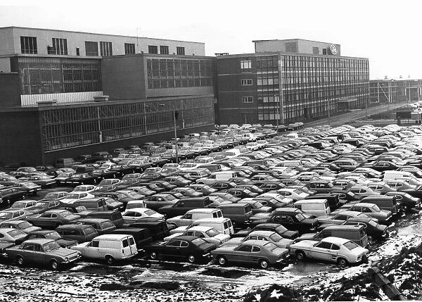 Ford Motor Plant in Halewood, Liverpool. 22nd February 1969