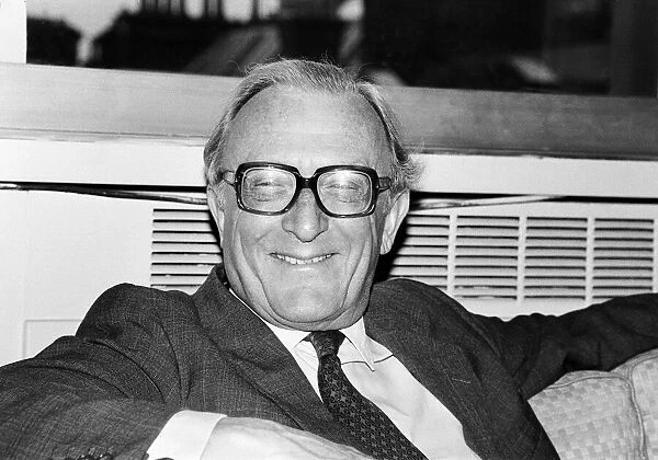 Former Foreign Secretary Lord Carrington pictured during an interview with Sunday Mirror