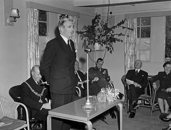 The Foreign Secretary, Mr Anthony Eden opened the Anglo-U. S. A