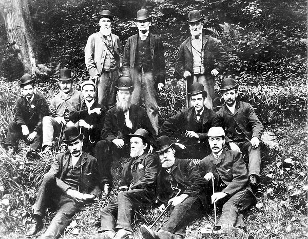 Foremen from the Armstrong Whitworth, Newcastle works in their Sunday best on their
